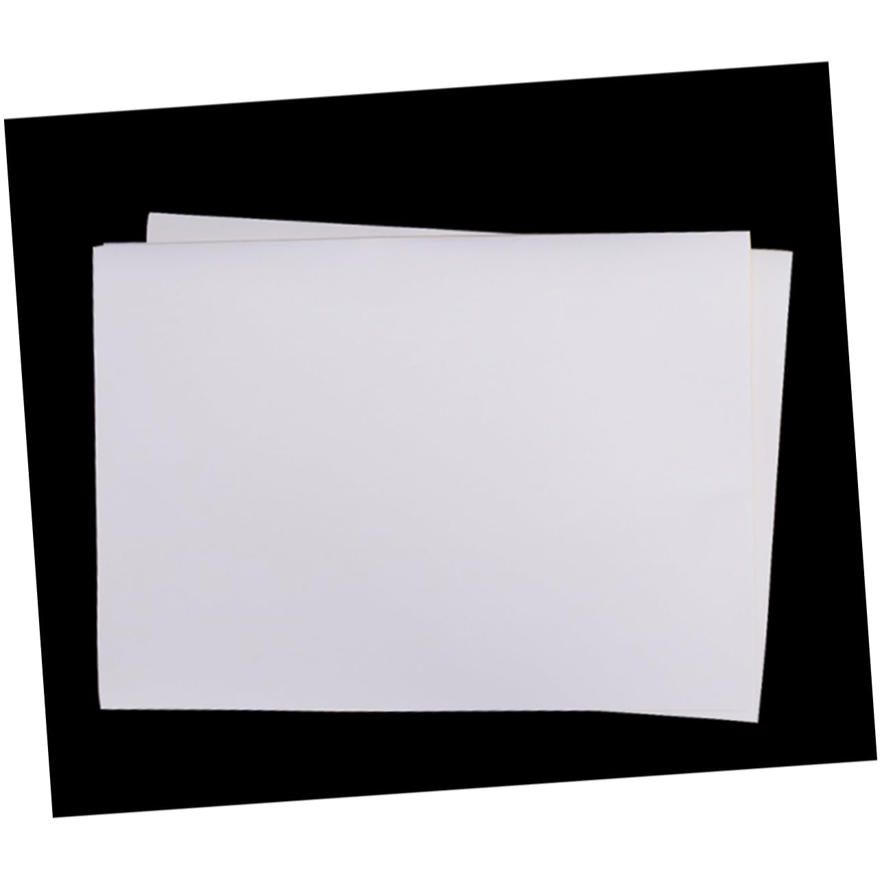 Angoily Papier Étiquette A4 Adhésif Blanc 100 Pièces, Imprimable pour Imprimante Laser et Jet D’encre, Facile à Déchirer, Bureau et École