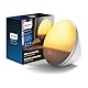 Philips SmartSleep Wake-up Light – Nachttischlampe & Wecker, Farbige Sonnenaufgangssimulation, 20 Helligkeitseinstellungen, 6 natürliche Wecktöne, Mitternacht-Lichtfunktion, Modell HF3521/01