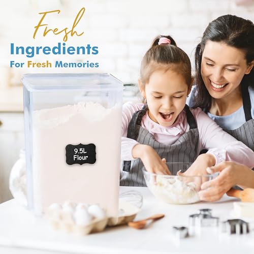 Extra Large Bulk Food Storage Containers for Kitchen & Pantry Organization