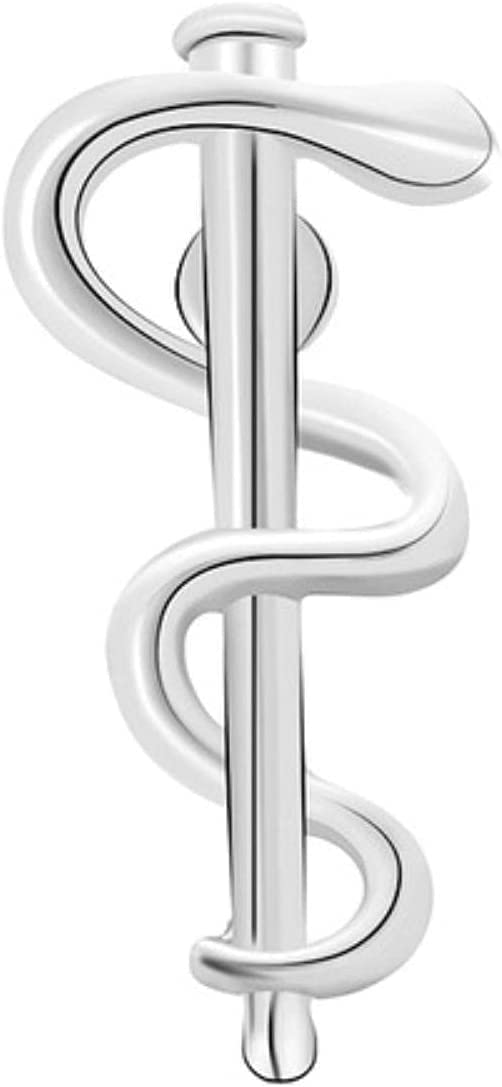 KKXXYQFC organizzazione Mondiale della sanità Che Logo Spille per Medico Infermiere Simbolo Medico Farmacia Benessere Nastro Serpente caduceo Spille Distintivo Made in China