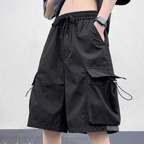 Shorts cargo de hombre con cintura elástica y bolsillo miniatura 2