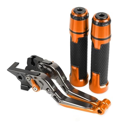 ���]�Ԃ̃n���h���o�[�G���h 790 890 ADV �A�h�x���`���[ R S 2018-2022 �I�[�g�o�C�A�N�Z�T���[���߉\�Ȑ܂肽���ݎ��u���[�L�N���b�`���o�[�ɍœK(Orange4)