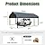 Poborin Durable Metal Carport 10 x 20FT Heavy Duty for Cars - Large Garage Shelter Solution,All-Weather Portable Car Garage Canopy Shelter for Cars & Boat Cover for Yard