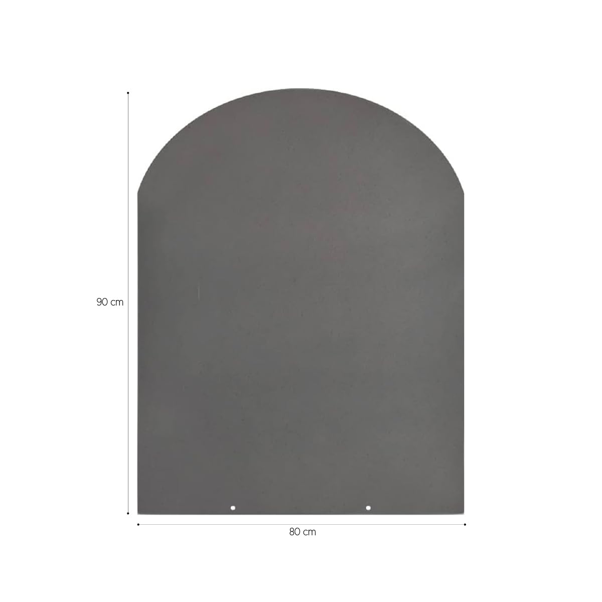 Divina Fire Plateforme De Protection De Sol Pour Poêles À Bois Et Pellets En Acier 90X80