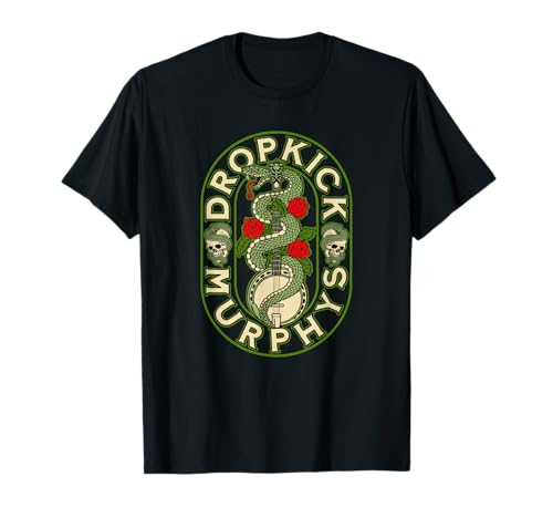 Dropkick Murphys - Official Merchandise - Snake Banjo T-Shirt