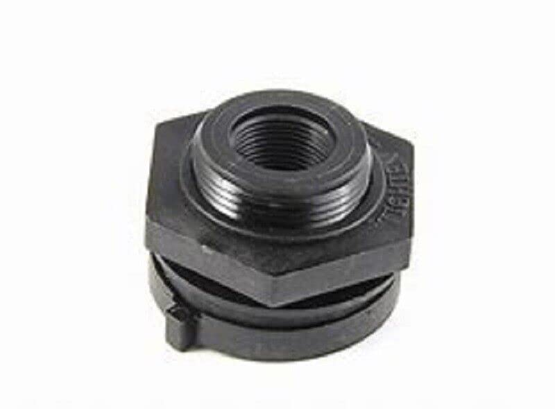 Ace Roto-Mold 1 Inch Polypropylene Bulkhead Tank Fitting - 10485