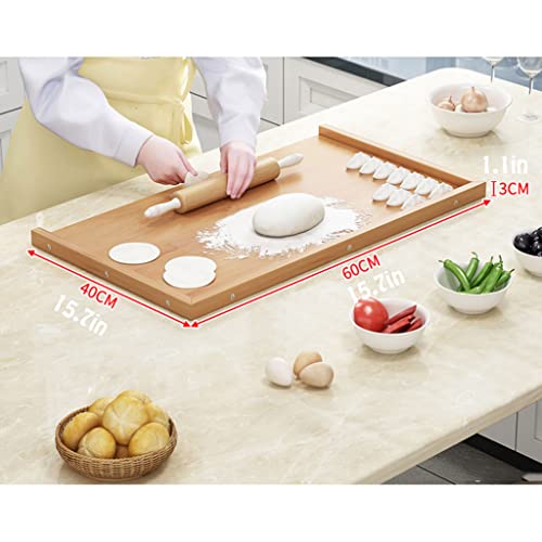Planche à découper durable en bambou réversible pour légumes et fromage