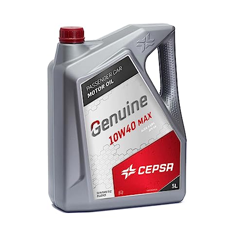 CEPSA GENUINE 10W40 MAX 5L - Lubricante semisintético para vehículos gasolina y diésel