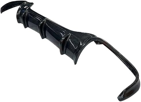 Rear Bumper Lip Diffuser Spoiler Compatible for BMW 6 Series E63 E64 M6 2006-2010 Real Carbon Fiber FRP Extension ProtectorFRP Matte Black Unpainted