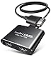 avedio links HDMI Splitter with 4 ft HDMI Cable, 4K@60Hz Hdmi Splitter 1 in 2 Out Gleichzeitig, 1 in 2 Out hdmi Verteiler for Dual Monitors Mirror Only (Not Extended)