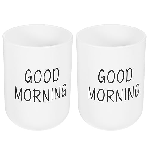 Opiniones y reviews de Vaso para cepillo de dientes tabla con los diez mejores. 34 Alipis 2 Uds Tazas De Baño Vaso para Cepillo De Dientes Vasos para Beber Vasos para Enjuague Bucal Soporte para Cepillo De Dientes