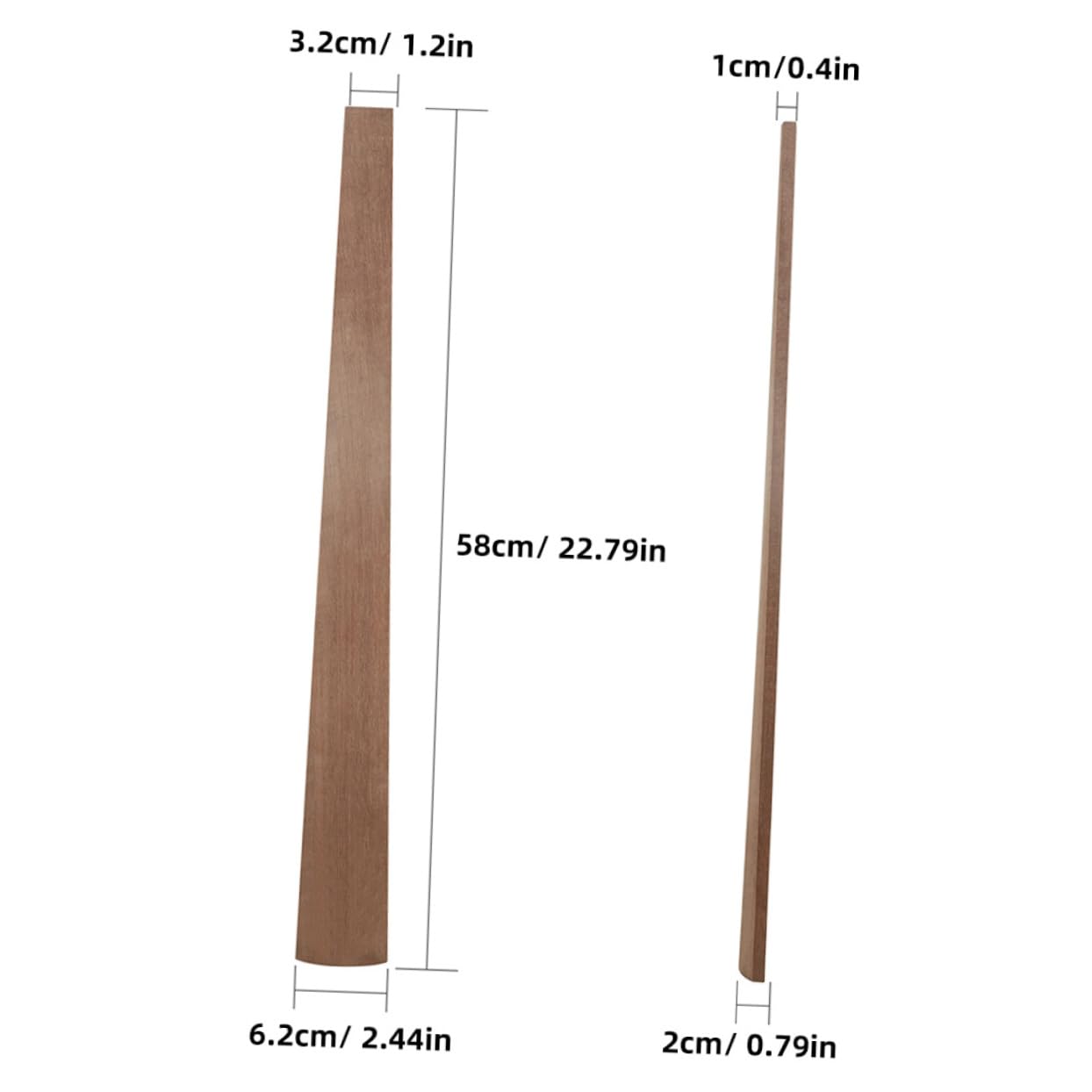 Mikinona Replacement Cello Fretboard Wooden Fingerboard for Violoncello Players (easy to Use)