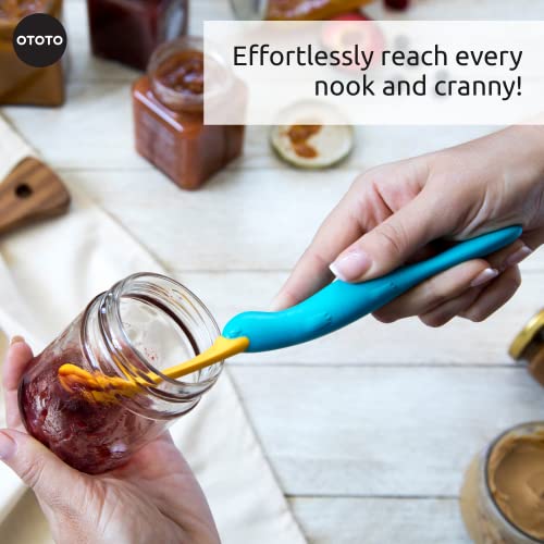 Ototo Splatypus Jar Spatula - Unique Kitchen Gadgets - Bpa-Free & 100% Food Safe - Crepe Spreader, Kitchen Spatula - Fun Cooking Gadgets For Foodies - Jar Spatulas For Scooping And Scraping #TOP3