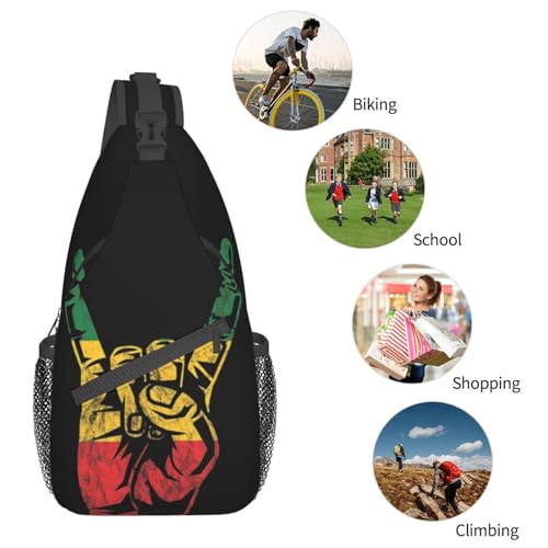 Mochila bandolera ajustable para senderismo y camping miniatura 6