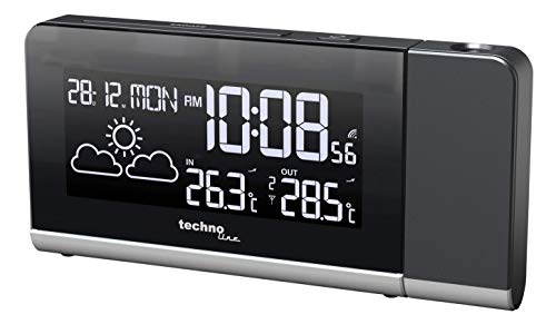 techno line WT539 reloj con proyeccion horaria y pantalla clara para mesita 3