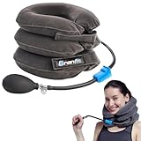 Branfit Cervical Neck Traction Device Pro - Adjustable Neck Support and Neck Stretcher for Spine Alignment and Neck Pain Relief