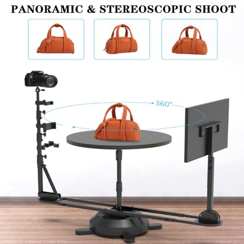 Generisch Plataforma giratoria para fotografía y vídeo, mecanismo giratorio manual, capacidad de carga de hasta 50 kg