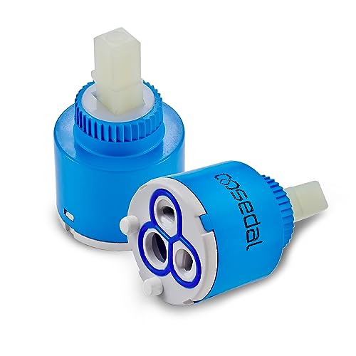 35 mm Keramik Kartusche SEDAL (1 Stück) für Einhand Armaturen, Einhebelmischer, Armaturen Ersatzteile Kartuschen für Wasserhahn Bad, Küchenarmatur und Waschtischarmatur