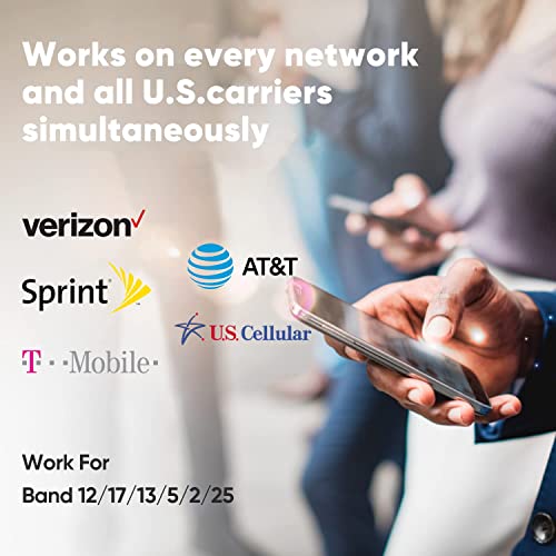 Solidrf Sohomax Cell Phone Signal Booster For Home, Band 12/17/13/5/2/25 Covarage Up To 2,000 Sq Ft, Cell Phone Booster For All U.s. Carriers Fcc Approved #TOP1