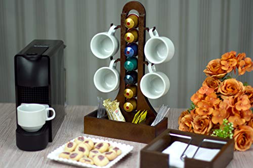 Porta Guardanapo de Madeira Rojemac Marrom