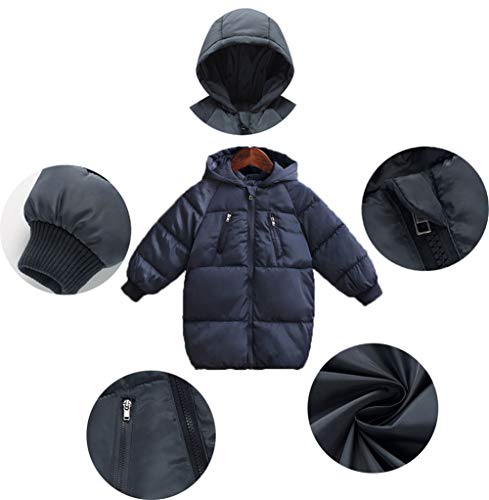LANBAOSI Kids Winter Coats with Hooded Light Puffer Coat Warm Padded Jacket for Baby Boys Girls Toddler3