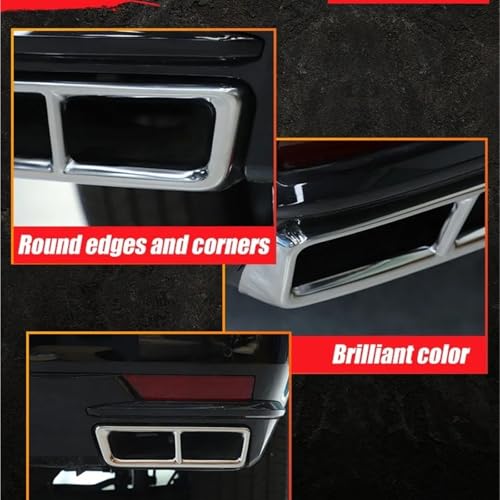 Embouts d'échappement Cadillac Escalade 2021-2024 cache arrière noir - 4
