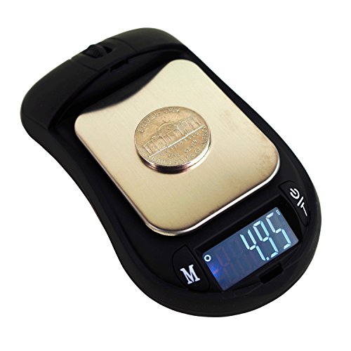 Digital Scale Computer Mouse 200g x 0.01g Precision Tare Weigh Gram Oz Jewelry Weight Portable Pocket Scale By Spreezie