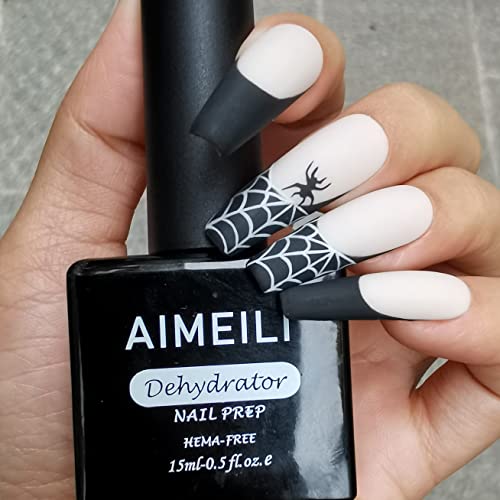 AIMEILI 2 x 15 ml Dehydrator Nail Prep en Primer, Air Dry Nail Primer Nail Dehydrator voor acrylnagels Gelnagels - Image 4