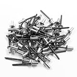 Jiozermi 60 Pcs Aluminum Closed End Pop Rivets, 3/16