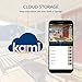 KAMI Cámara Inalámbrica de vigilancia 1080p para Exteriores de YI Technology, Wireless...