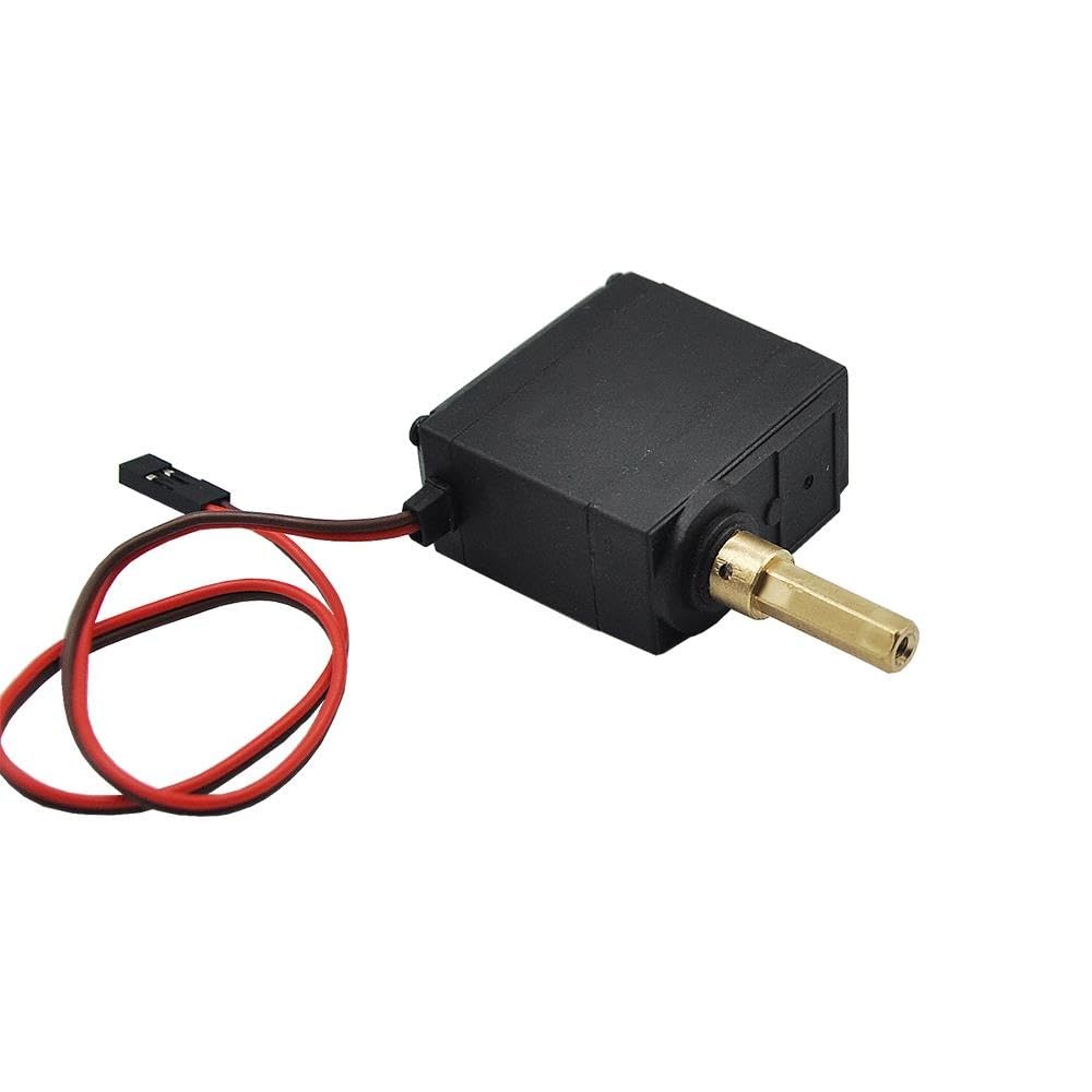 Aggiornamento for servo motore Huina 1550/1592 con albero in metallo for parti di escavatore 1/14 RC