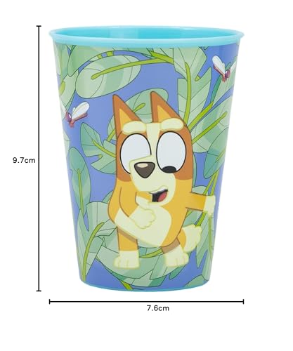 STOR Reusable BPA-Free Kids’ Plastic Cup 260 ML, Blue, 9.7 cm.*7.6 cm.*7.6 cm - Image 4