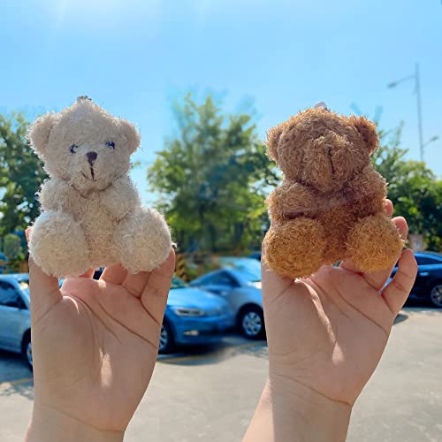 6Pcs Mini Teddy Bear,Teddy Bear Stuffed Animal,4In Bears Doll For Graduation Birthday Wedding Decorations Party Favors Diy Accessory, 4 Inches #TOP2