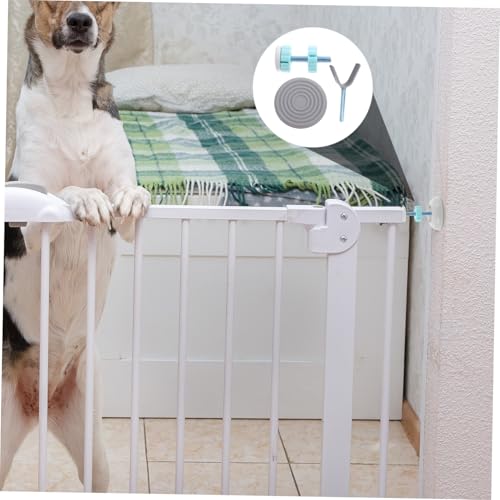 Puertas de bebés con tornillos de husillo Amosfun contra caídas 6