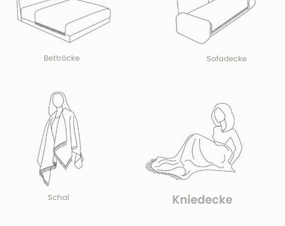 Sofadecke,Kuscheldecke Stricken Kleine Decke Couchdecke,Weich Wolldecke Wohndecken Quaste Gestrickt Decke Schlafdecke Bettdecke Klimaanlage Decke Autodecke für Couch,Büro,Auto,Sofa,Bett,127*230 Beige
