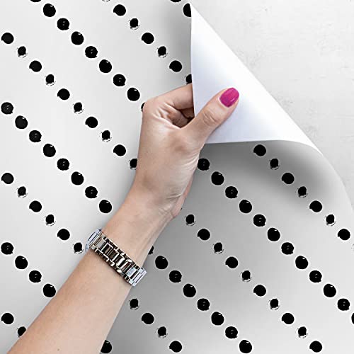 Papier peint latex lavable à motifs de points simples géométriques Coloray