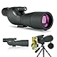 25-75X Spektive mit Stativ, Zoom Wasserdichtes BAK4 Prisma-Monokular-Teleskop für Vogelbeobachtung, Zielschießen, Wildtiere, Jagd und Landschaft, mit Telefonadapter und Hülle