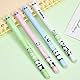 Radierbarer Kugelschreiber, 4 Stück Tintenroller Radierbar mit 20 Nachfüllungen, Cartoon Panda Löschbarer Stift, 0.5mm Erasable Pen Set für Schulsachen Bürobedarf Studenten Notizbuch Planer Journal