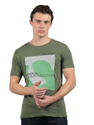 Image of Dollar Pack of 1 Cotton Printed Men Tshirt