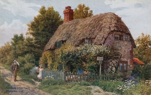 Cuadro Little Jane's Cottage de Alfred Robert Quinton para Pared de Salón 60x90cm