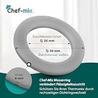 Chef-Mix Alternativ Messerdiсhtung kompatibel mit Thеrmomix TM31 TM21 – Ansicht 4