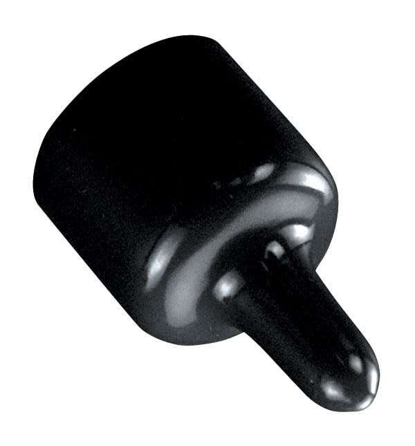 Caplugs HEZ-187-12 HEZ Series – Flex500 Flexible Caps with Extra-Long Pull-Tab 5000 Pack, Black Vinyl, 0.187