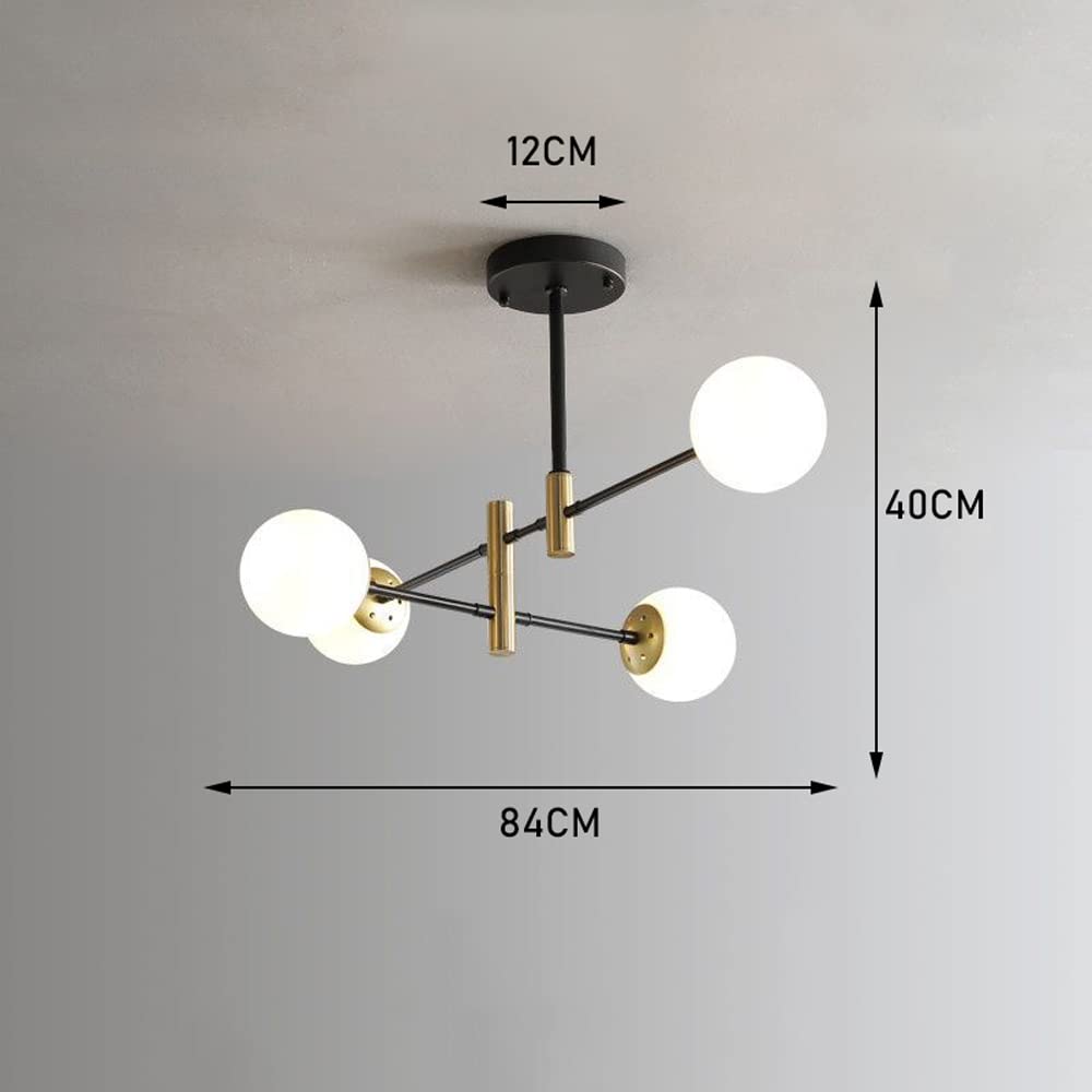 Plafoniera Vintage Sputnik 4 Luci - Lampadario Moderno Per Casa - Foto 2