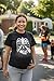 Pregnant Skeleton Baby Maternity Theme Costume Ladies T-Shirt XL Black [PPP]