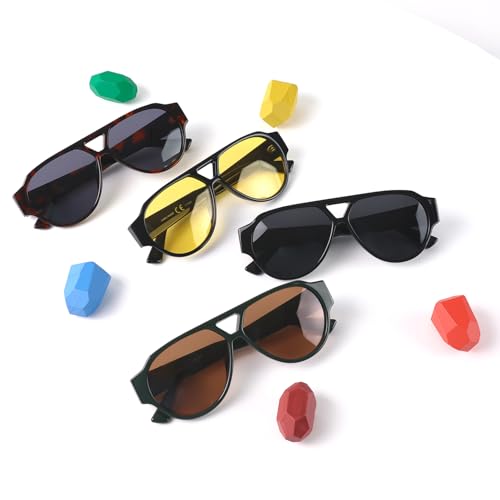 VANLINKER Retro Aviator Polarized Sunglasses for Women Men Classic Vintage 70s Trendy Sun Glasses VL98424