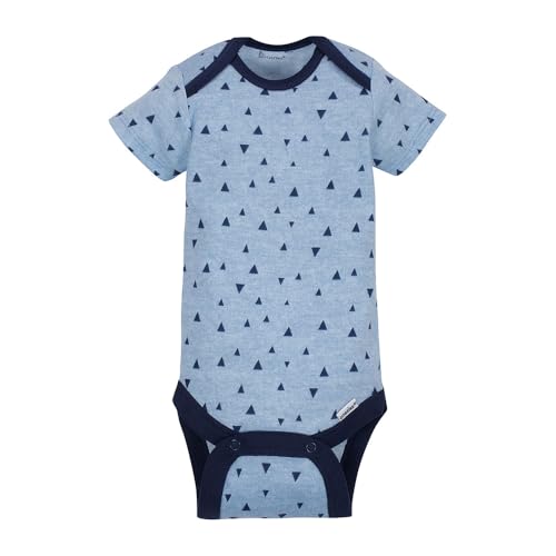 Image of Gerber Unisex Baby 5-Pack Short Sleeve Variety Onesies Bodysuits
