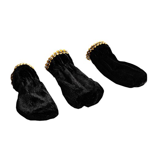 homyl 3 unidades Cubierta de plueche para pedales de piano resistente a roto, Negro