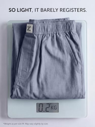 Image of XYXX Ultra-Breathable Solid Cotton Chambray Pyjamas For Men
