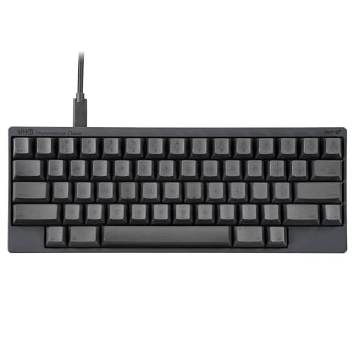 Image of HHKB - Happy Hacking Keyboard Professional Classic Type-S Charcoal (Wired, USB-C, Silent, Mac, Windows, Charcoal, Printed) with 2-Year Advance Exchange Warranty