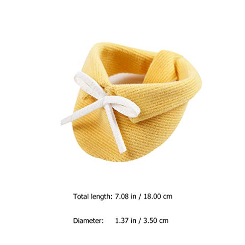 UKCOCO Cachecol Triangular Durável de 2 Peças para Animais de Estimação Com Ajuste de Fivela de Grav